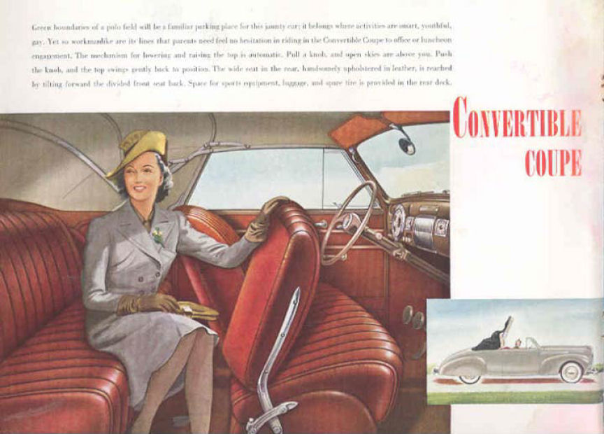 1940 Lincoln Zephyr-Continental Brochure Page 7